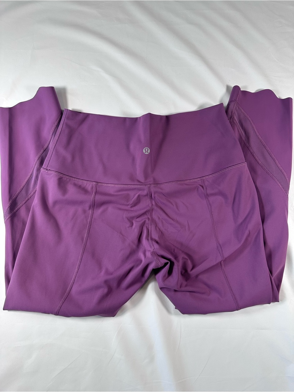 lululemon Women's high rise or fold over leggings with cute ankle details